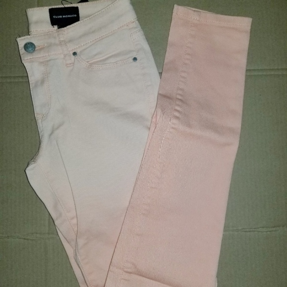 Club Monaco Ombre Soft Pink Skinny 2